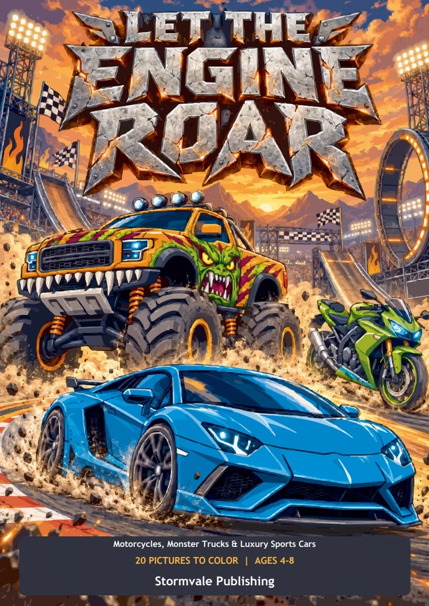 Let The Engine Roar – monstertruck, sportbil och motorcykel